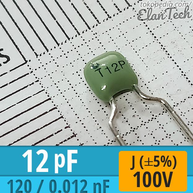 Jual 12pF / 120 MLCC Torch Ceramic Capacitor 12 pF Kapasitor Elan73c ...