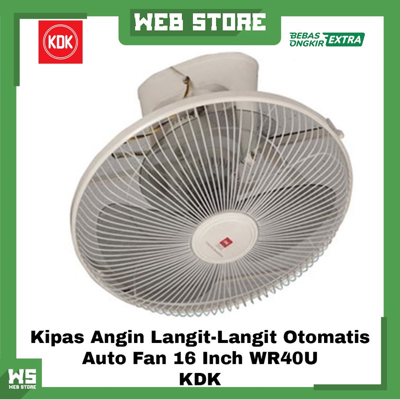 Jual Kipas Angin Langit-Langit Otomatis Auto Fan 16 Inch WR-40U WR40U ...