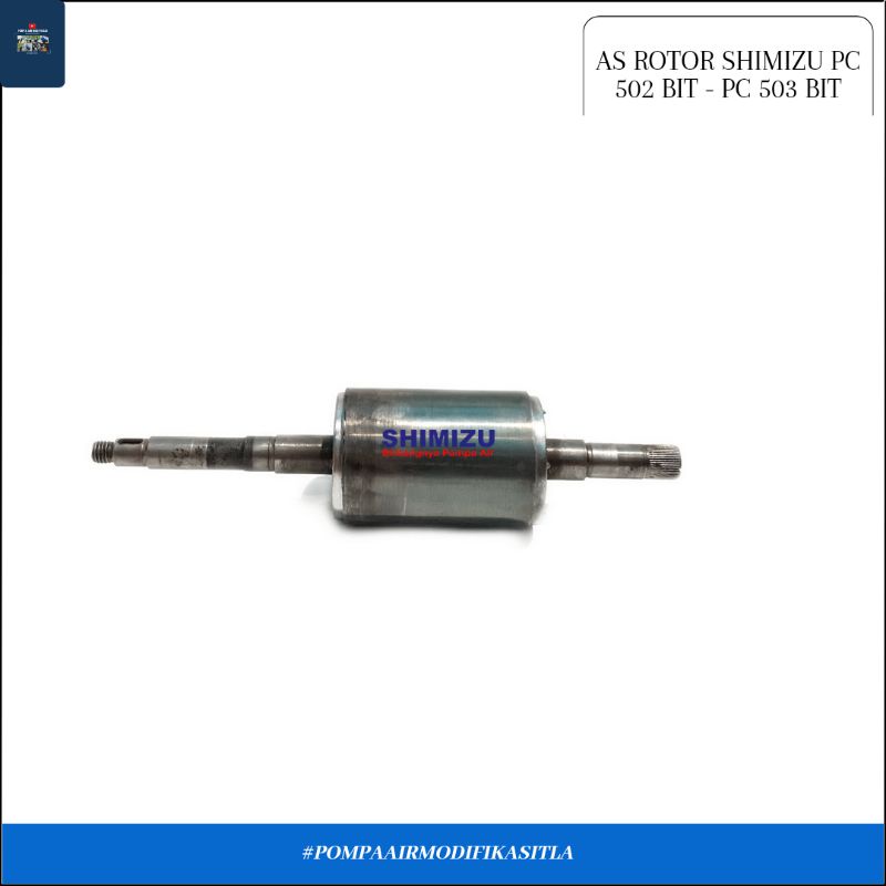 Jual SPAREPART AS ROTOR POMPA AIR SHIMIZU PC 502 BIT - 503 BIT ORISINIL ...