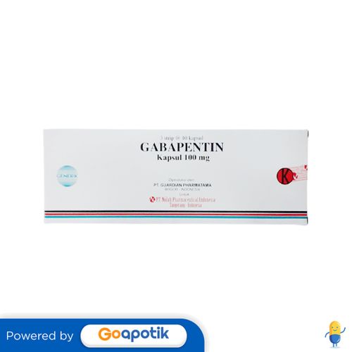 Jual GABAPENTIN NULAB 100 MG BOX 30 KAPSUL | Shopee Indonesia