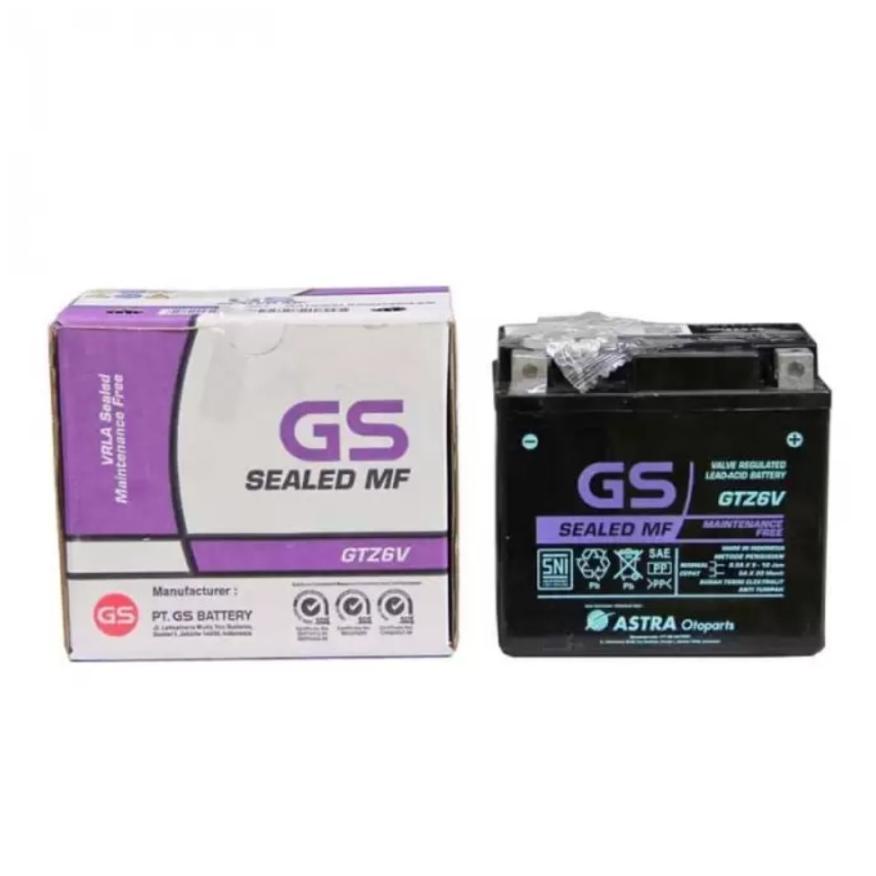 Jual Aki Gs Gtz6V (Aki Motor Vario Techno 125) | Shopee Indonesia