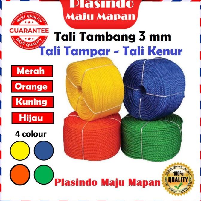 Jual Tali Tambang 3mm 200m - Tali Tampar 3 Mm - Tali Kenur 3mm - Tali 