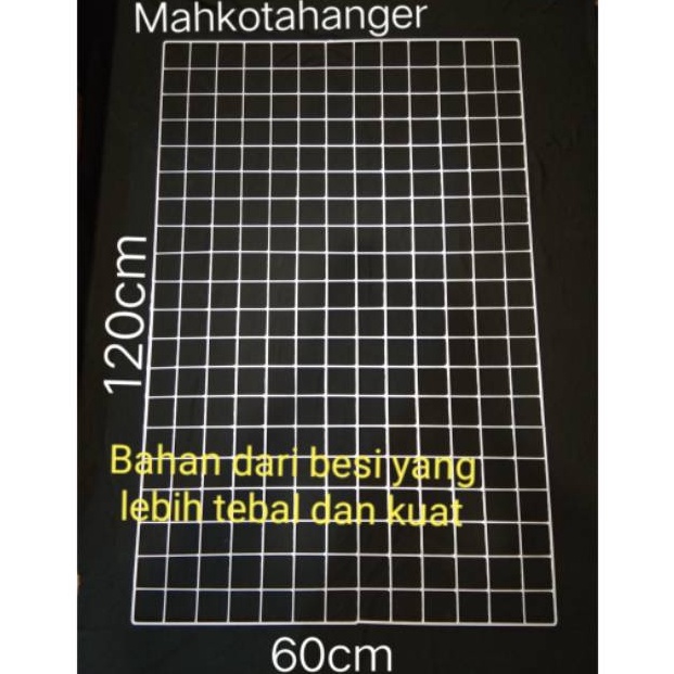 Jual STOK TERBARU Jaring Ram Dinding Ukuran 60x120cm Gantungan Hook Ram ...