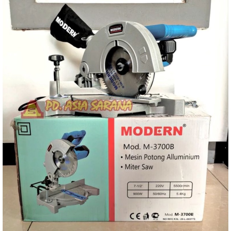 Jual MITER SAW 7 INC MESIN POTONG ALUMUNIUM MODERN | Shopee Indonesia