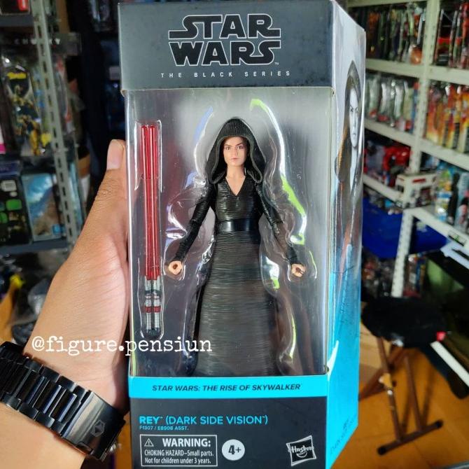 Jual STAR WARS THE BLACK SERIES REY DARK SIDE VISION FIGURE HASBRO ...