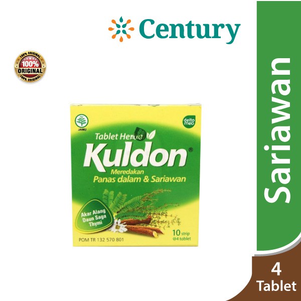 Jual Kuldon Sariawan 1 Strip isi 4 Tablet / Meredakan Panas Dalam ...