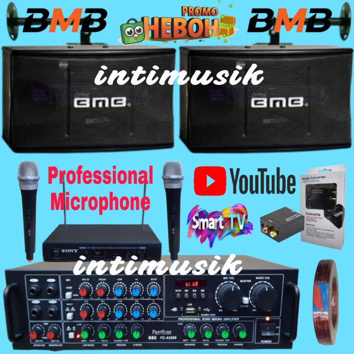 Jual Paket Speaker Karaoke Set Bmb Sound System ( Termurah 1 ) | Shopee ...