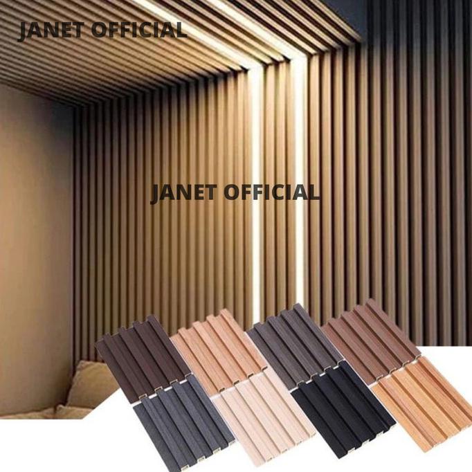 Jual Wpc Wall Panel Dekor Dinding 3Meter Kisi Kisi Motif 24Mm 150X16 ...