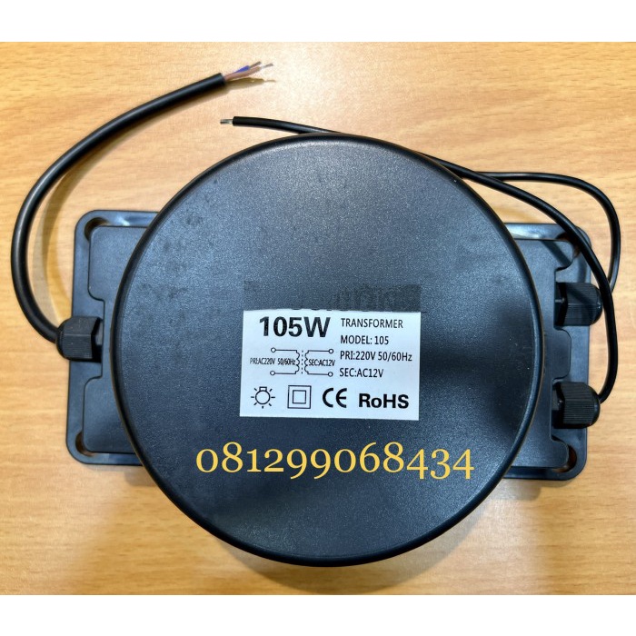 Transformator für Halogenleuchten 105 W runder Trafo Anchorn AET-3352CT