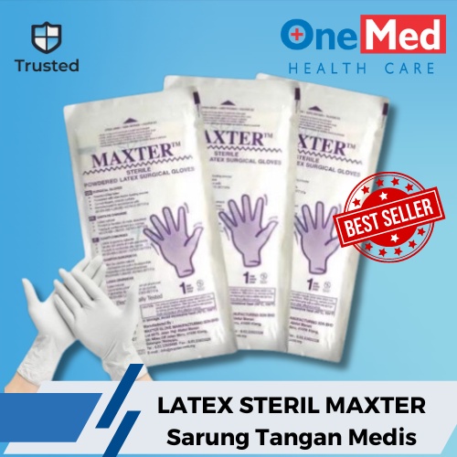 Jual SARUNG TANGAN STERILE MAXTER SURGICAL HANDSCOON STERIL MAXTER