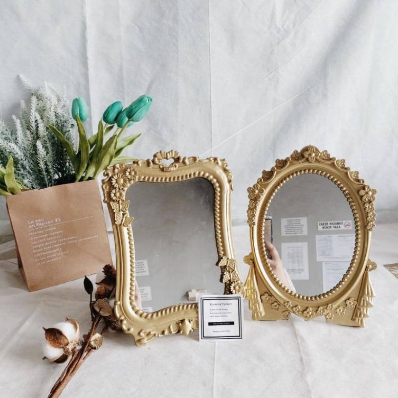 Jual Trending Cermin Rustic, Cermin Aesthethic, Mirror Vintage , Kaca ...