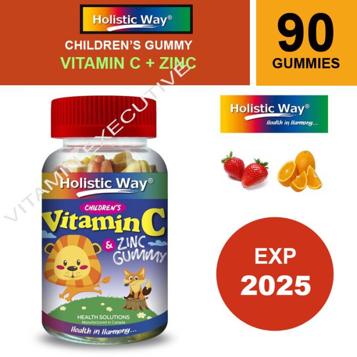 Jual Holistic Way Childrens Vitamin C & Zinc Gummy (90 Gummies