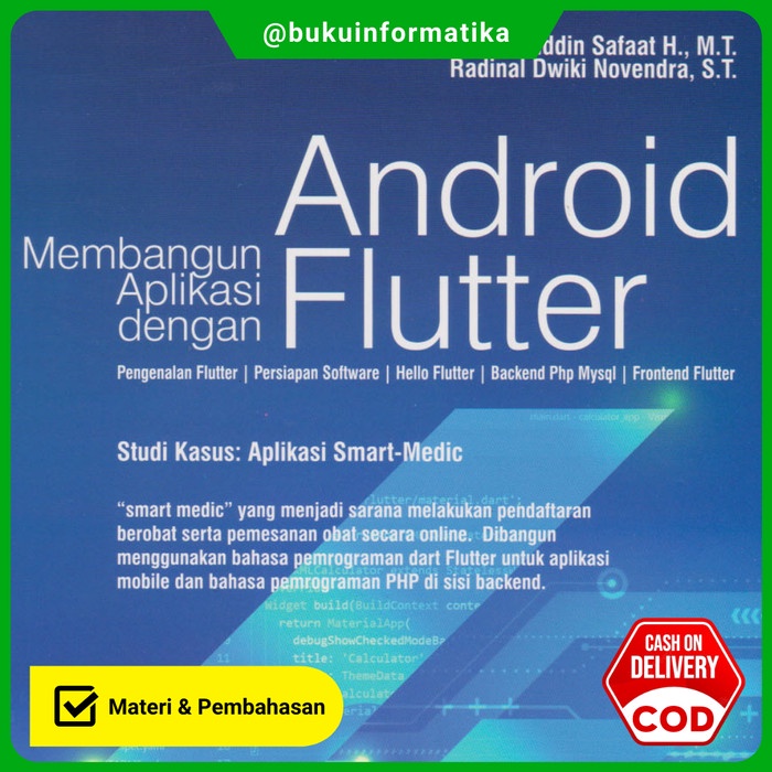 Jual Buku Membangun Aplikasi Dengan Android Flutter Bonus Dvd Shopee Indonesia