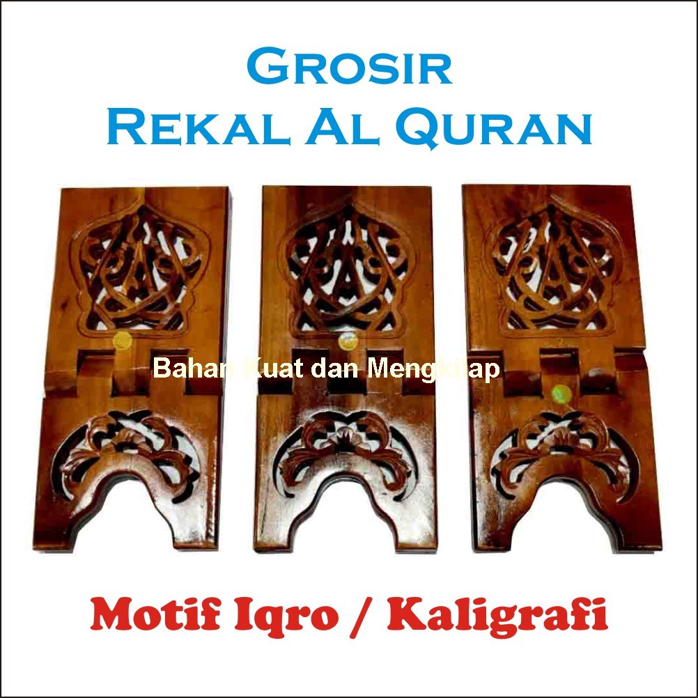 Jual Rekal Tatakan Al Quran Kayu Jati Campuran Ukuran Lebar Cm Shopee Indonesia