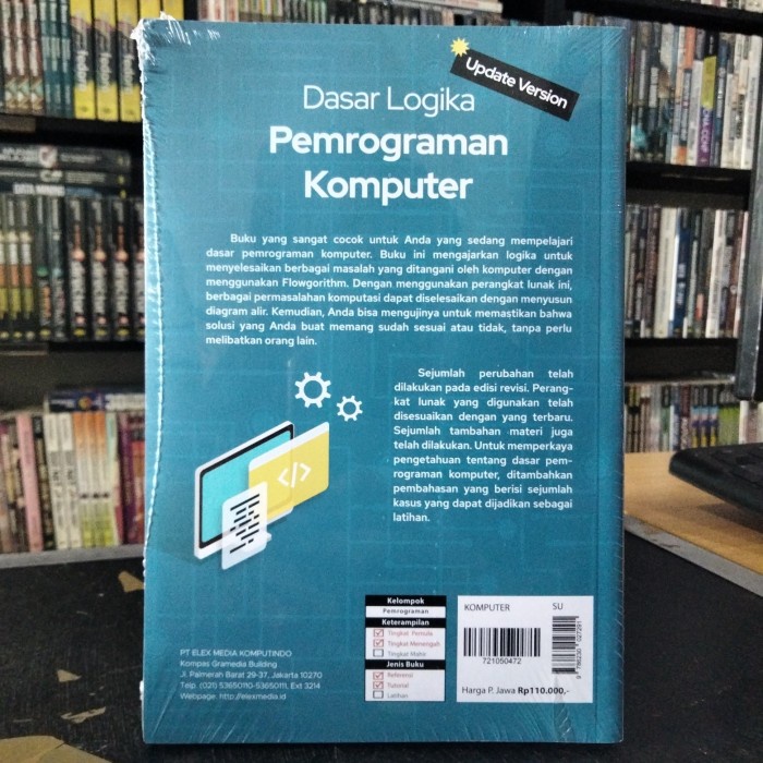 Jual Buku Dasar Logika Pemrograman Komputer Panduan Berbasis Flowchart