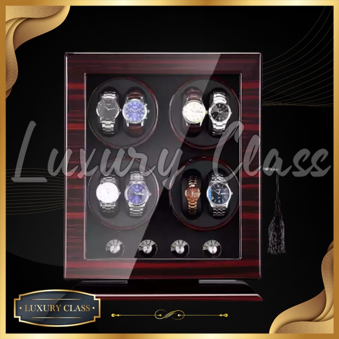 Jual Watch Winder Automatic Isi 8, Pemutar Jam Tangan Otomatis, Kotak