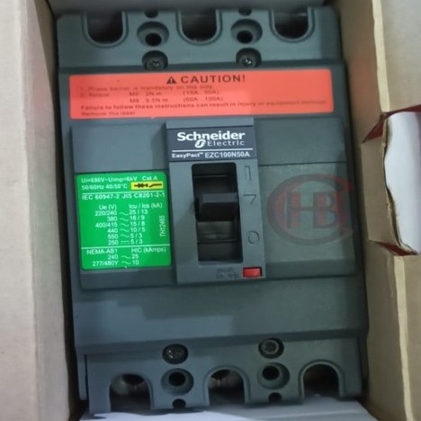 Jual PROMO!!! MCCB SCHNEIDER EZC100N 3P (18KA) 15A 20A 25A 30A 40A 50A ...