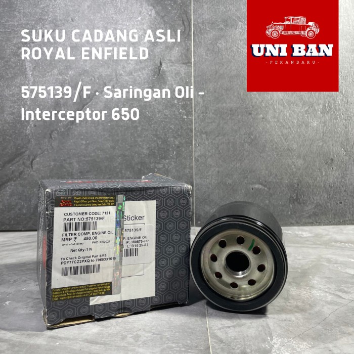 Jual Saringan Oli / Oil Filter Royal Enfield Interceptor 650 ( ASLI
