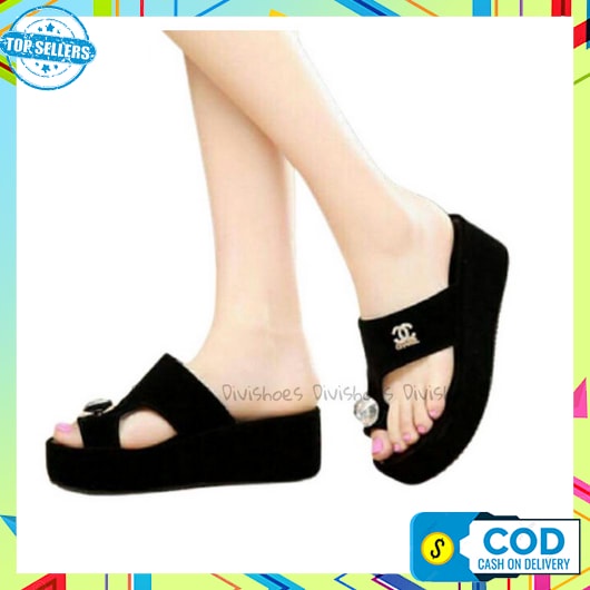 Jual Sandal Wanita Kekinian 2023 Simple Elegan Korean Style Weges ...
