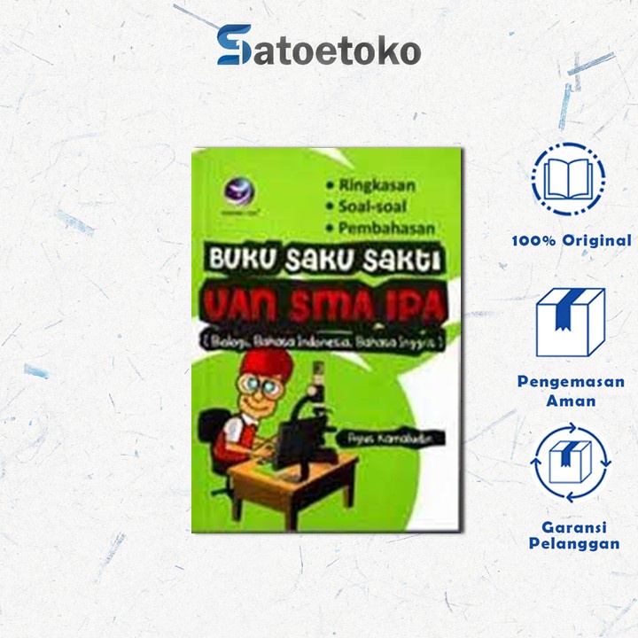 Jual Buku Saku Sakti UAN SMA IPA (Biologi, Bahasa Indonesia, Bahasa ...