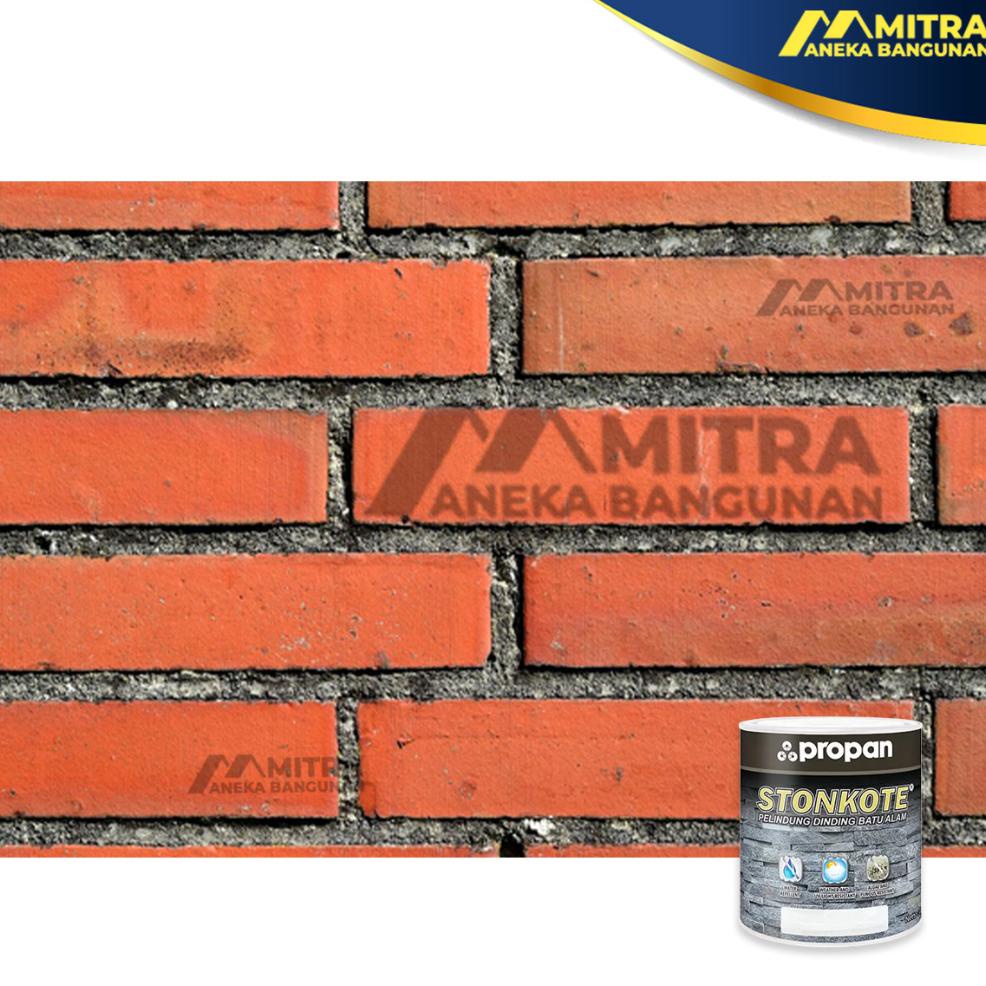 Jual Limited Propan Stonkote Cat Bata Merah / Coating Batu Alam / Cat