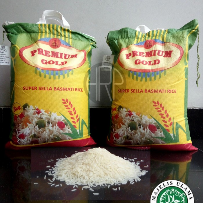 Jual Beras Basmati Premium Gold Super Sella 5KG/Nasi Kebuli/Nasi Biryani Shopee Indonesia