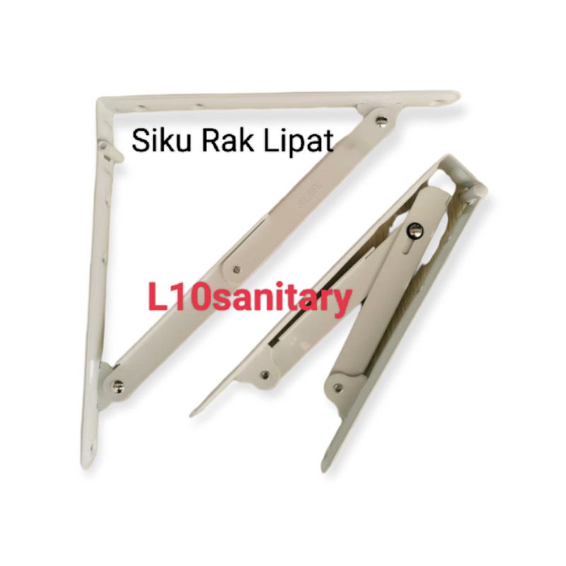 Jual Siku Rak LIPAT SOLIGEN 40 x 40 / Siku Tembok LIPAT 40cm x 40cm ...