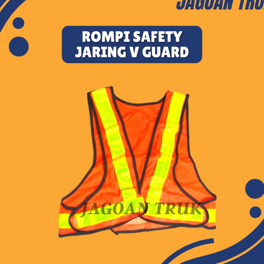 Jual Rompi Proyek Jaring V Guard Safety Vest Jala Proyek Pengaman