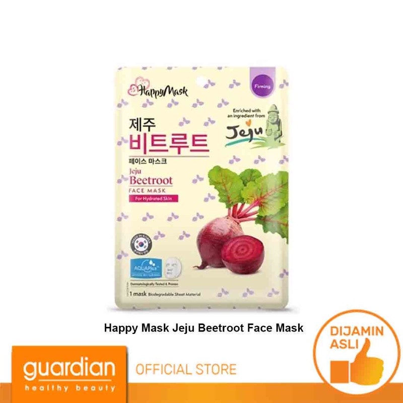 Jual HAPPY MASK Jeju Beetroot Face Mask | Shopee Indonesia