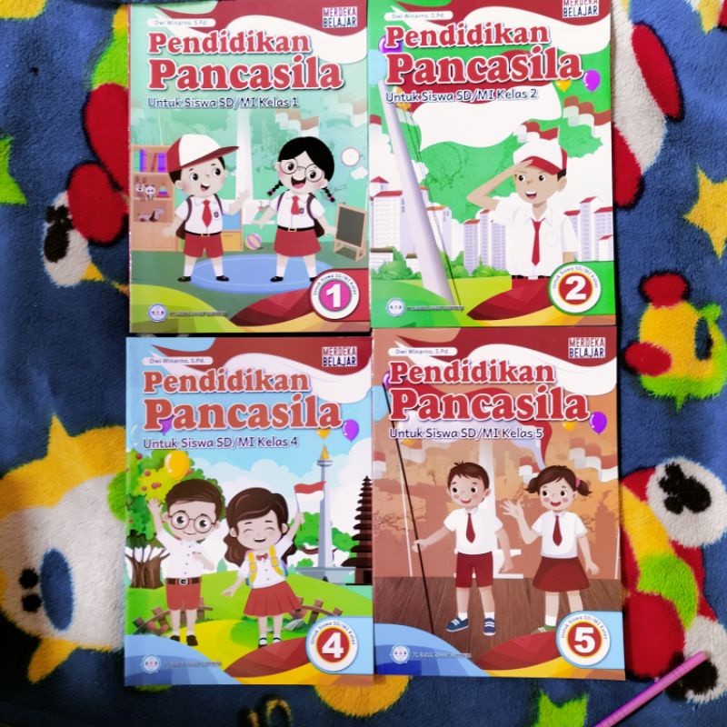 Jual ORIGINAL BUKU PENDIDIKAN PANCASILA KELAS 1 2 4 5 SD KURIKULUM ...