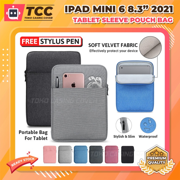 Jual Best Seller Ipad Mini 2021 Sleeve Pouch Bag Sarung Case