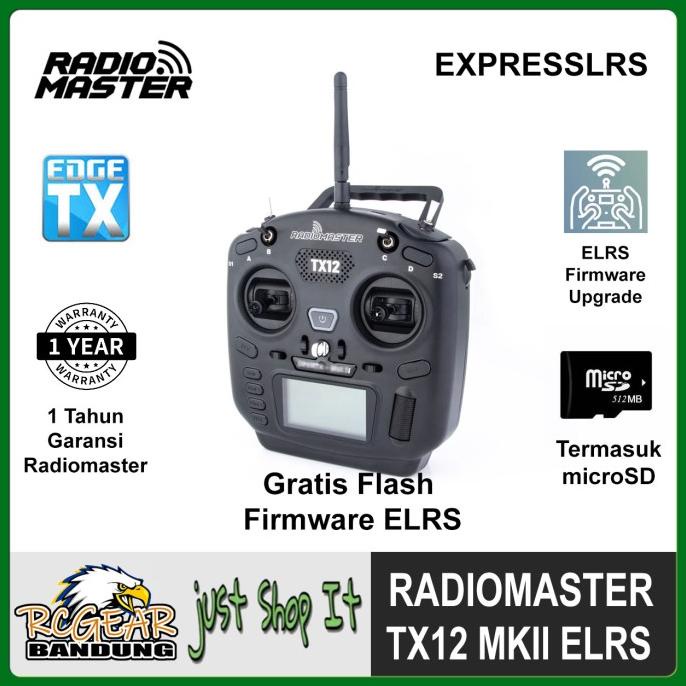 Jual RadioMaster TX12 MKII ExpressLRS ELRS Hall Sensor Radio ...