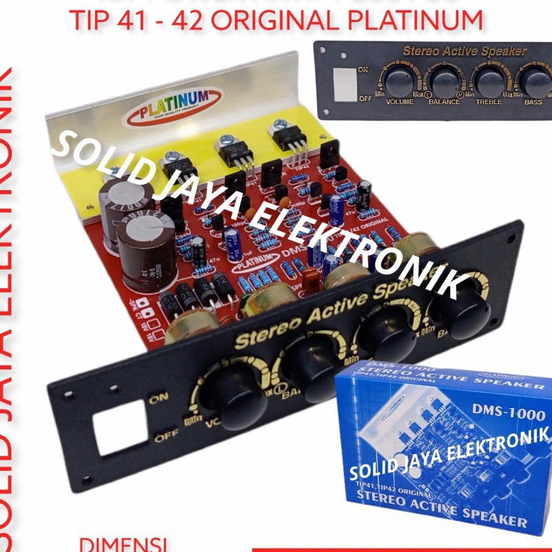Jual KIT POWER SPEAKER AKTIF STEREO DMS-1000 TRANSISTOR FINAL ASLI ...
