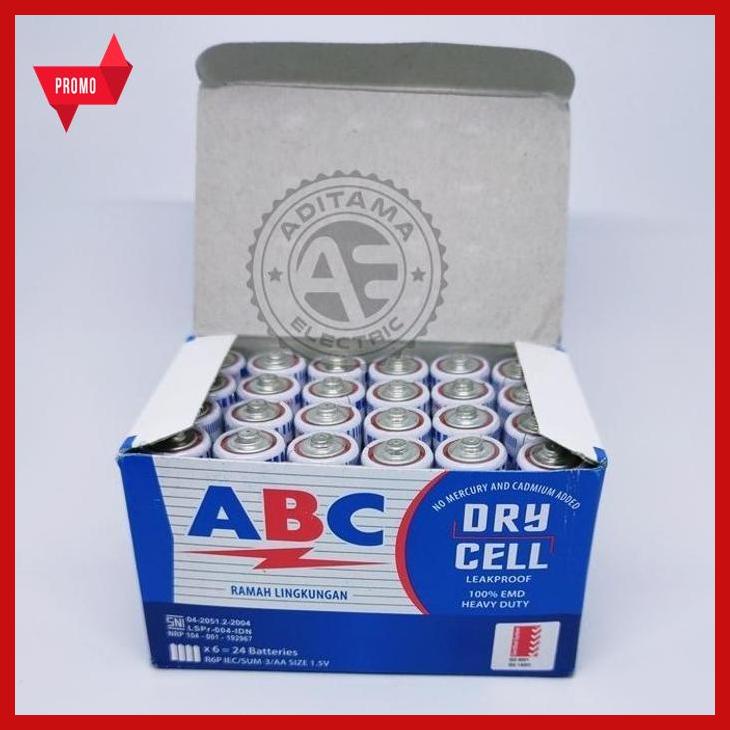 Jual BATERAI ABC BIRU AA/ BATTERY ABC BIRU A2 | ISI 24 PCS bahiyyah_43 ...