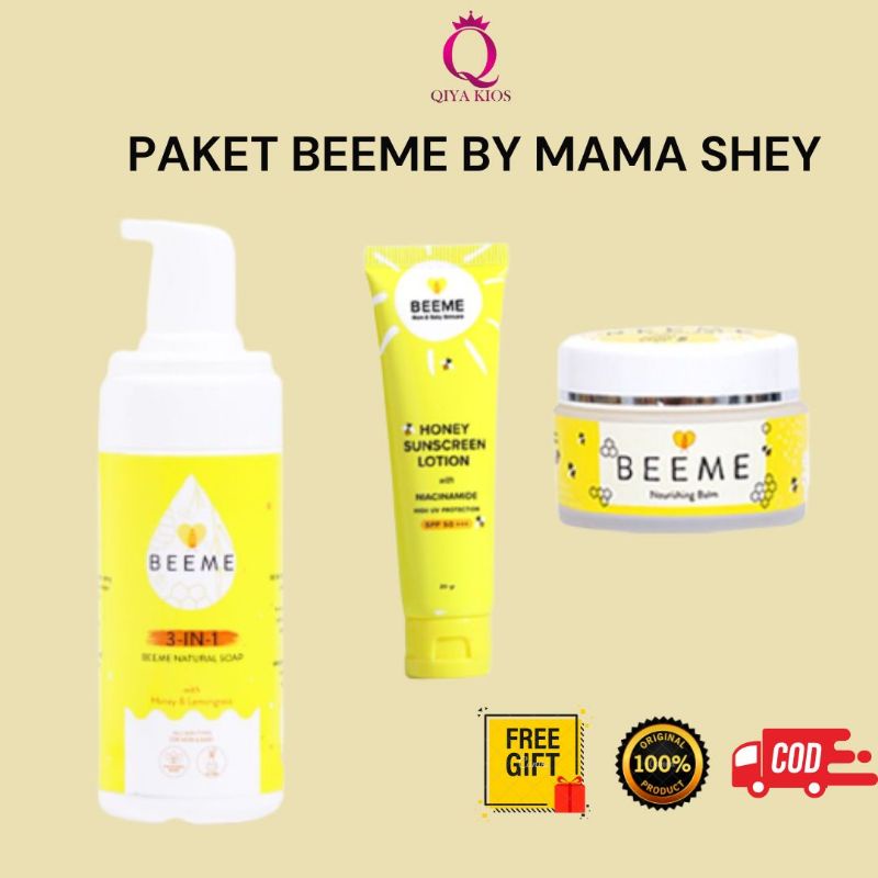 Jual PAKET BEEME | BEEME HONEY SUNSCREEN LOTION | BEEME ORIGINAL WITH ...