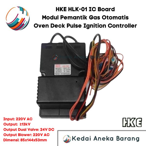 Jual HKE HLK01 HLK01 Module Modul Pemantik Pematik Gas LPG ELPIJI Oven Deck Pulse Ignition
