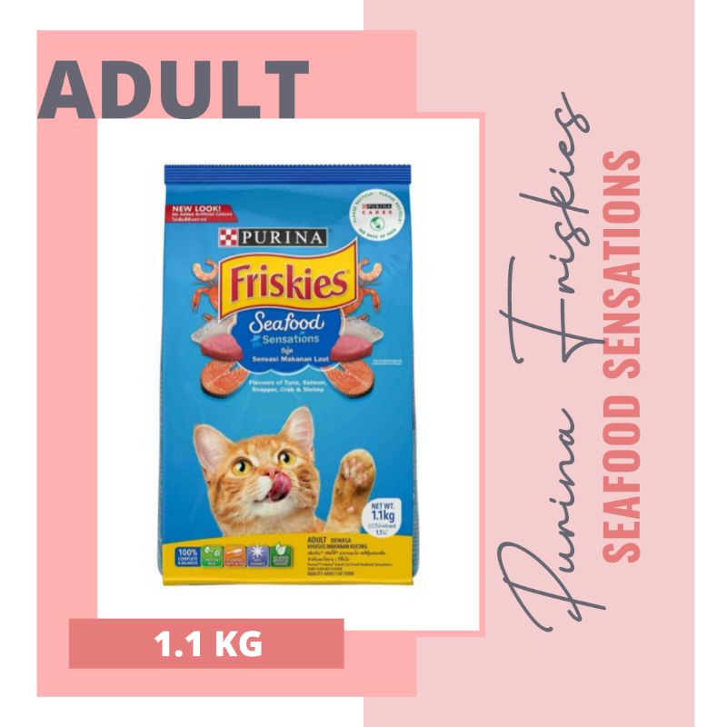 Jual Purina Friskies Seafood Sensations Adult 11 Kg Shopee Indonesia 5499