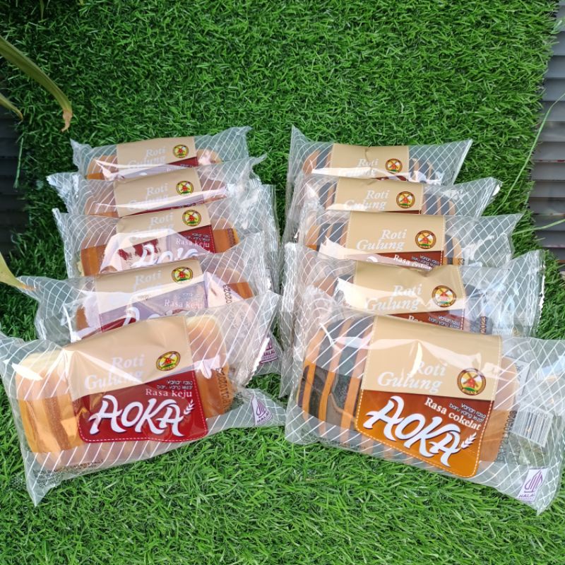 Jual ROTI AOKA GULUNG ISI 10PCS | Shopee Indonesia