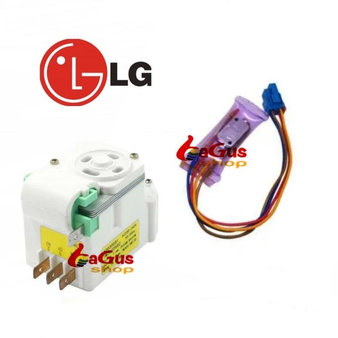 Jual Timer dan defrost bimetal Fuse kulkas LG 2 pintu 1set Shopee
