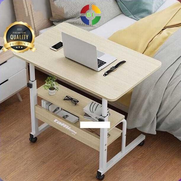 Jual Meja Rak Laptop Portable Tiga Tingkat Wooden Cod Lapakmutiareivana ...