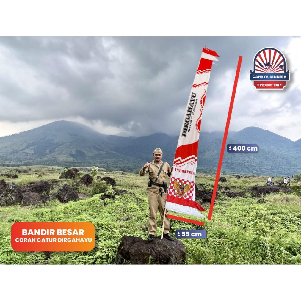 Jual Pcs Bendera Umbul Umbul Bandir Dirgahayu Corak Catur Merah Putih Meter Shopee Indonesia