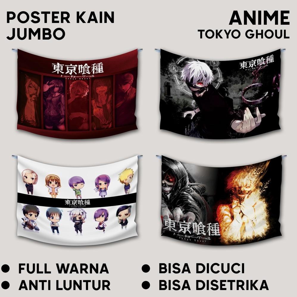 Jual Poster Kain Bendera Jumbo Aestetik Dekorasi Kamar Edisi Anime ...