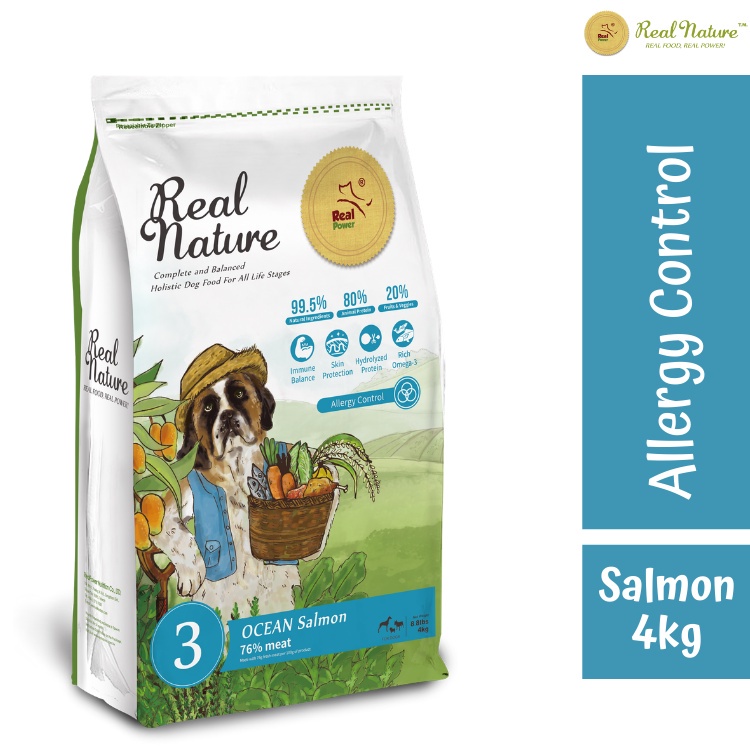 Jual RealPower Real Nature Dog Food 4kg ALL VARIAN Makanan anjing