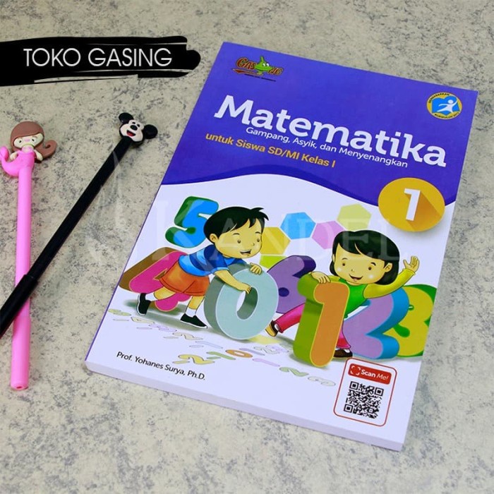 Jual Buku Matematika Gasing Kurikulum2013 Kls 1 Sd Oleh Prof Yohanes Surya Shopee Indonesia