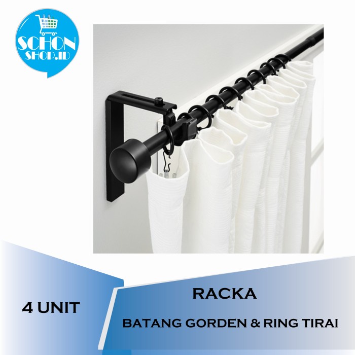 Jual Besi Gordeng Batang Gorden Tiang Rel Baja Ring Tirai Gordyn Fullset Shopee Indonesia 7623