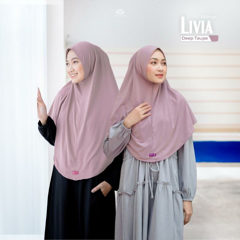 Jual Khimar Livia By Arafa Hijab Readystock Shopee Indonesia