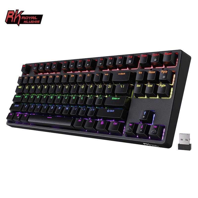 Jual &RK ROYAL KLUDGE RK87 Sink87G 87 Key 80% RGB Mechanical Keyboard 2 ...