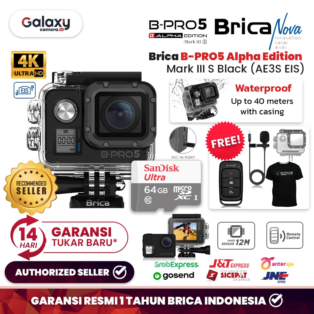 Jual Brica B-PRO5 Alpha Edition 4K Mark III S Black EIS (Brica AE3S ...