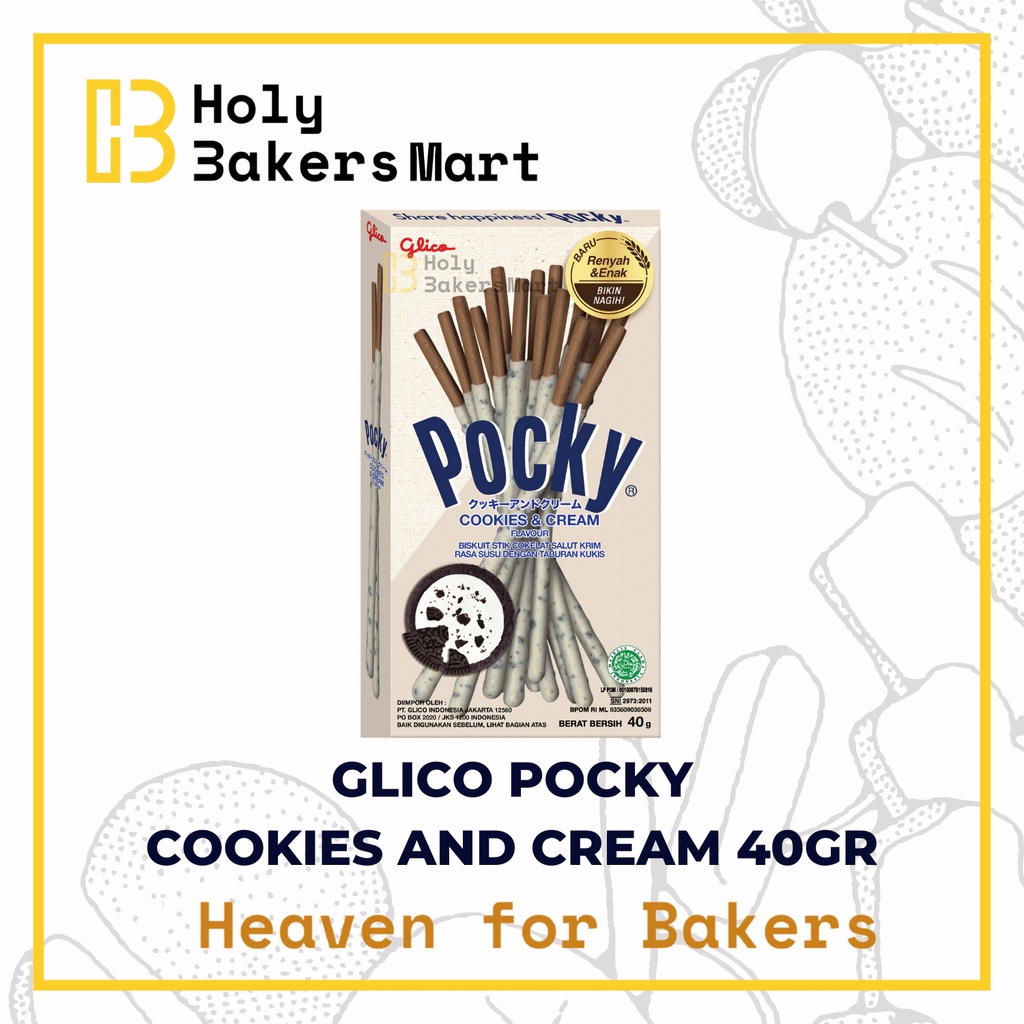 Jual Glico Pocky Cookies And Cream Pocky Pocky Cookies Pocky