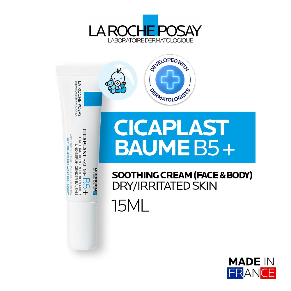 Jual La Roche Posay Cicaplast Baume B5+ Soothing Balm 15ml Moisturizer